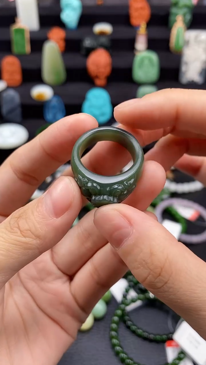 【闪购商品】和田玉-未镶嵌戒圈