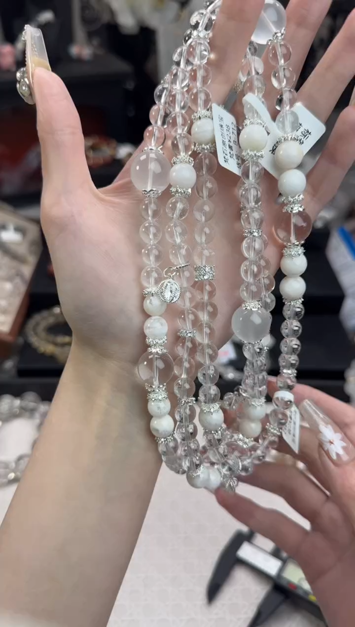 水晶手链未镶嵌天然水晶 多样性发货