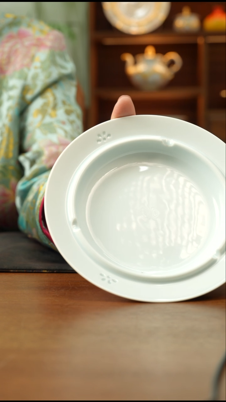 瓷片A012/6"雅玉烟缸（宝石青/青玲珑/弄影