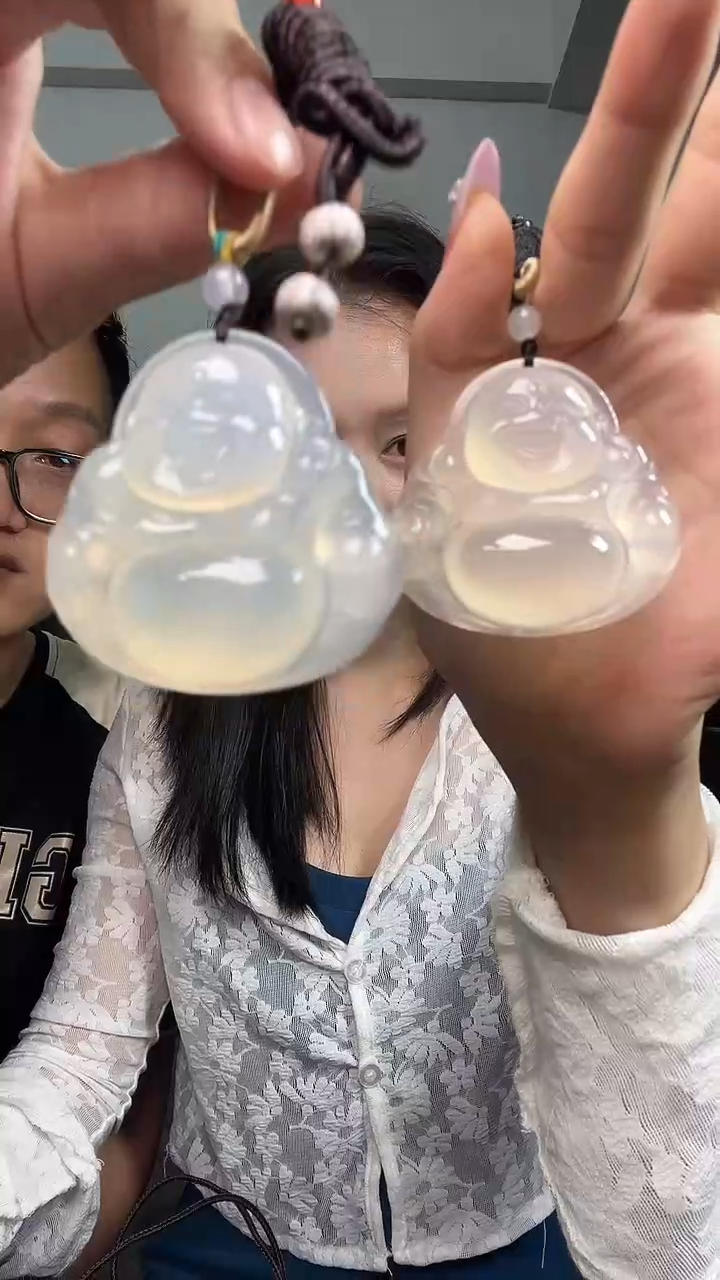 玛瑙/玉髓颈饰未镶嵌1048龙石种佛公带绳多样性发一个