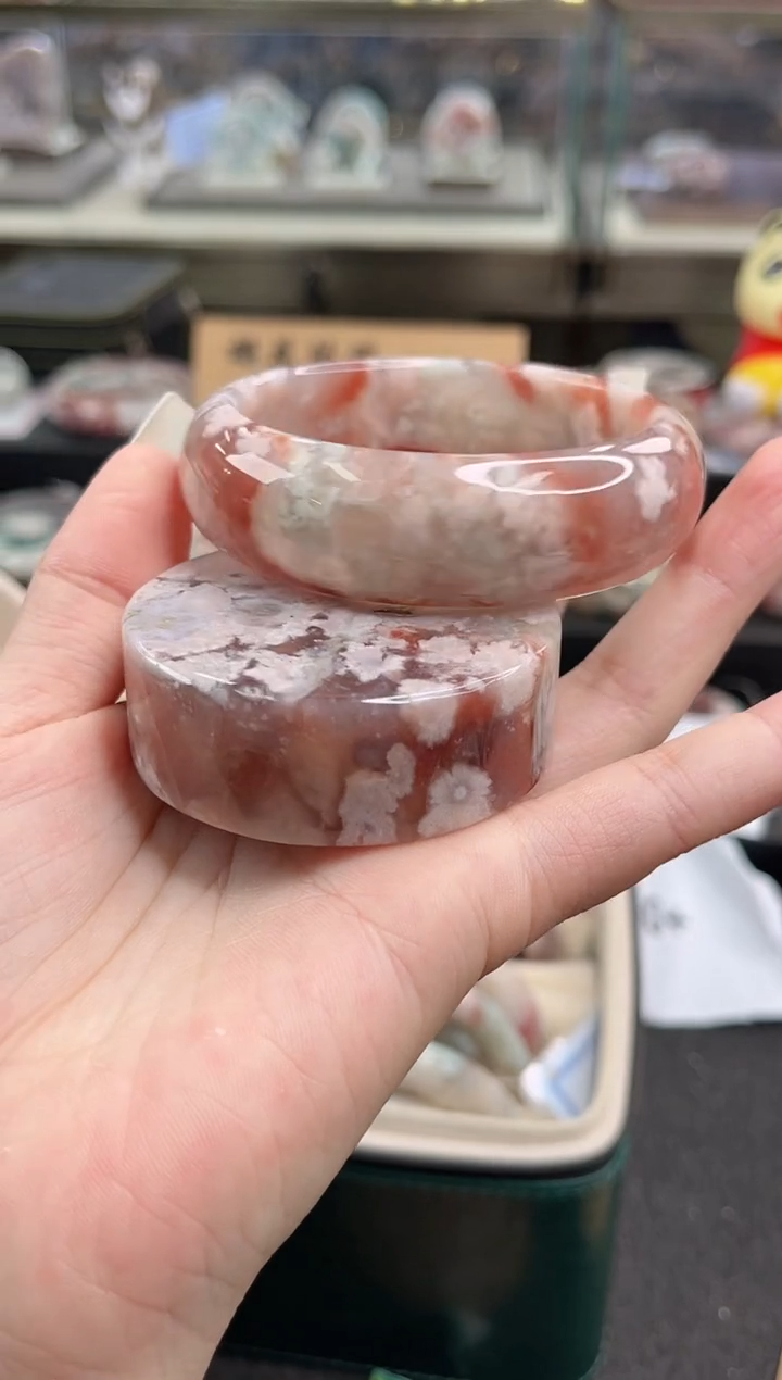 未镶嵌手镯石英质玉尘*丷圈口（赠品镯心）