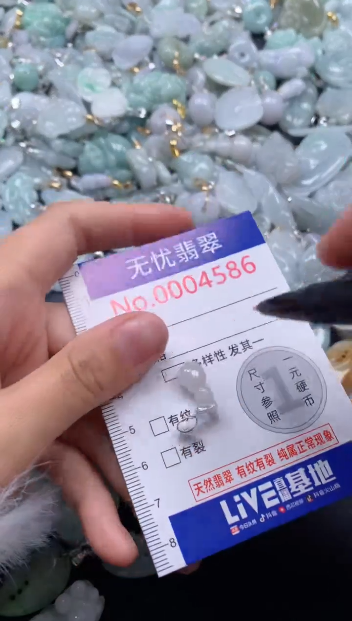 颈饰未镶嵌翡翠4586