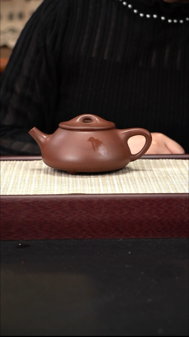 茶壶紫砂黑星土 大 景舟石瓢