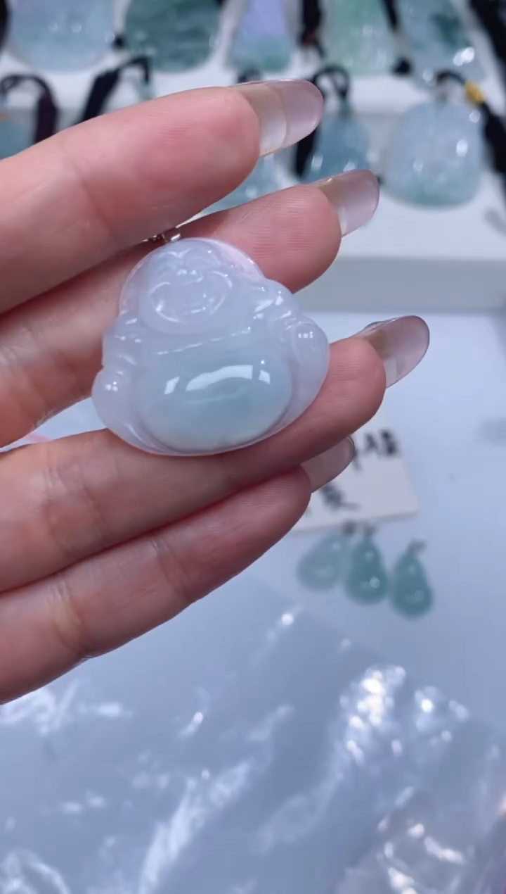 颈饰银S925镶嵌翡翠吊坠