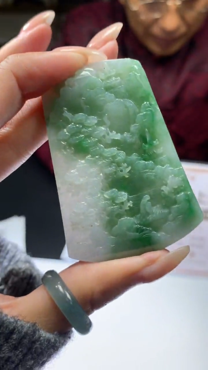 【闪购商品】定制翡翠未镶嵌不退不换CMH1件-A