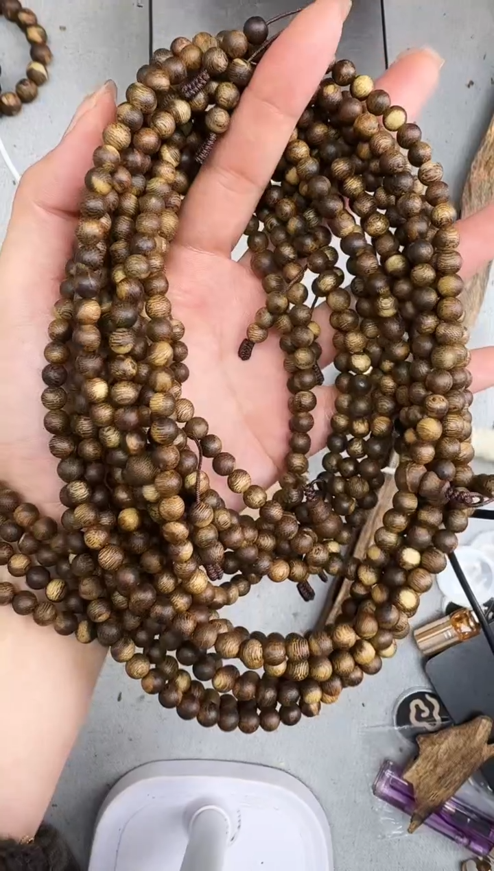 沉香手串0612陆河圆珠多圈多样性发一