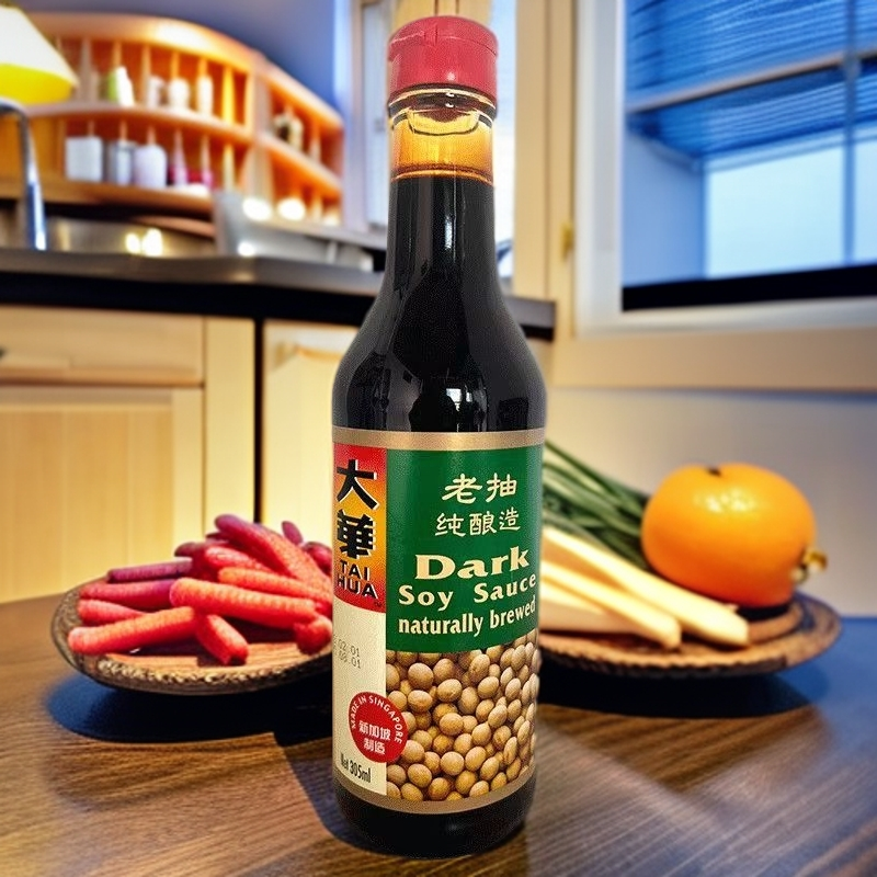 【到期25-12-7】2瓶新加坡进口大华老抽酱油305ml