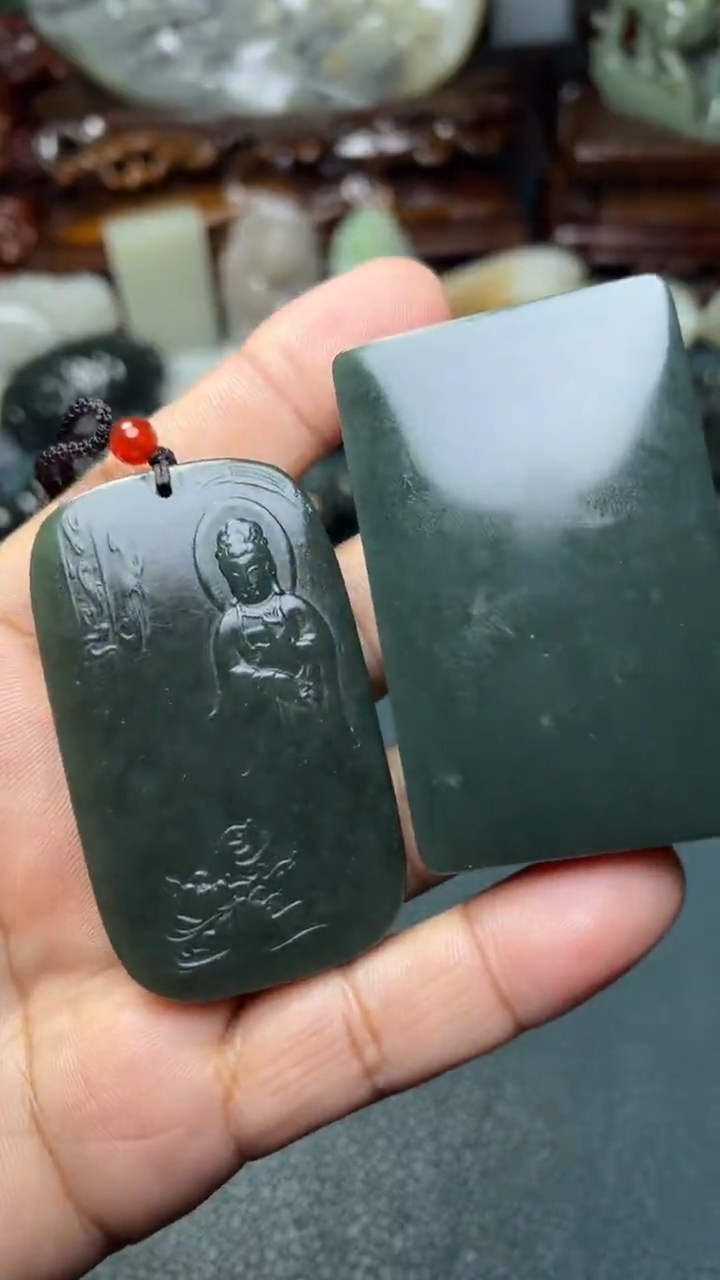 未镶嵌和田玉挂件2