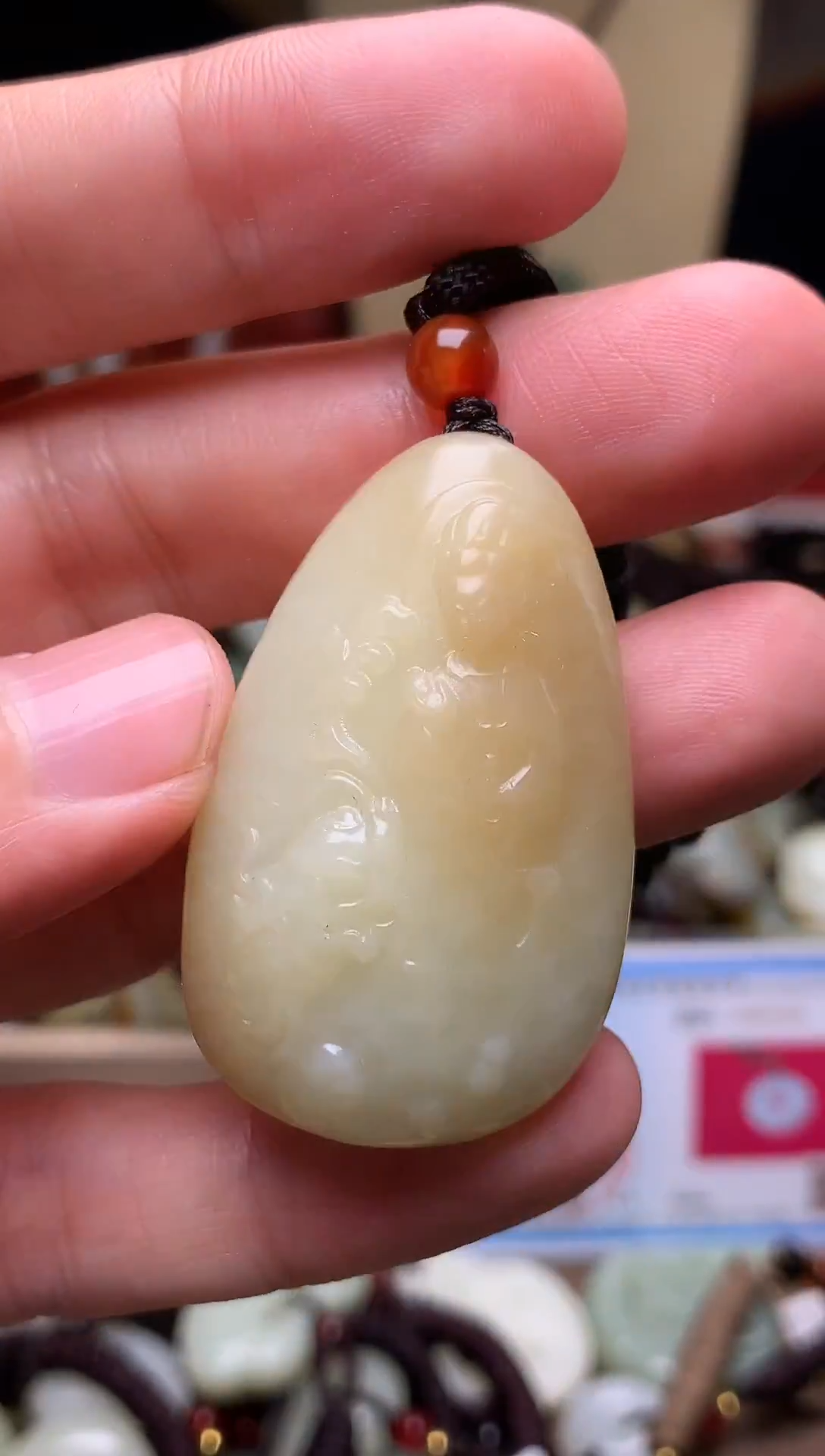 颈饰未镶嵌和田玉新疆料青海料清水和田玉吊坠