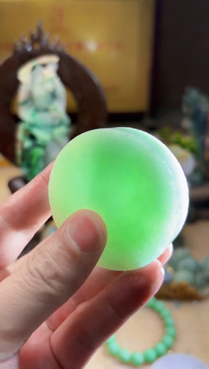 未镶嵌挂件翡翠A货张麦5428