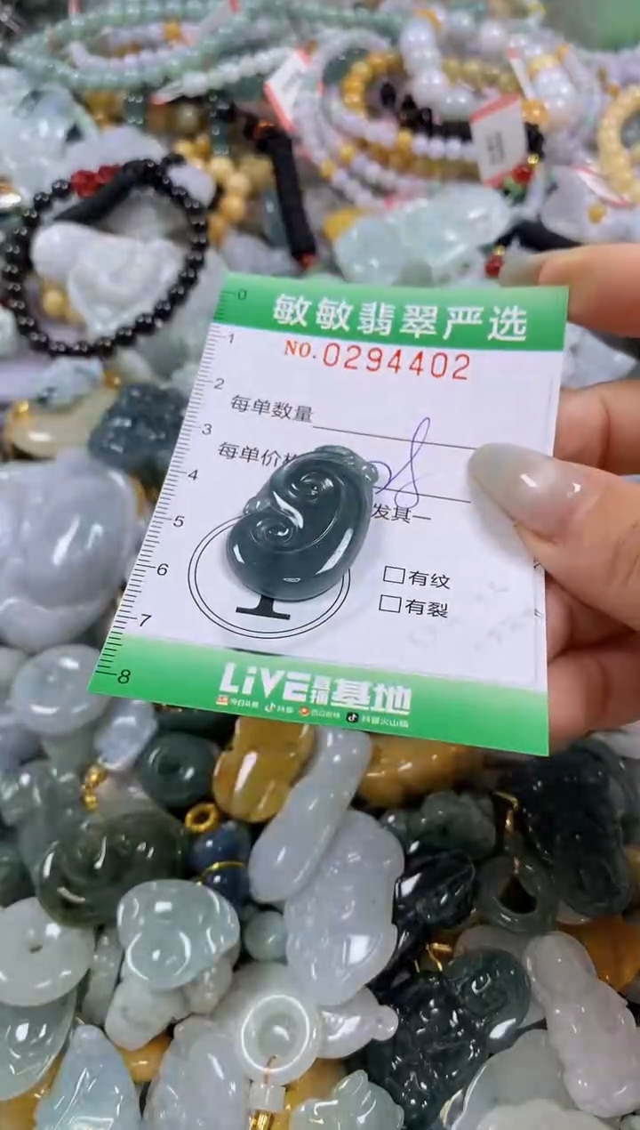 翡翠未镶嵌颈饰闪购0294402