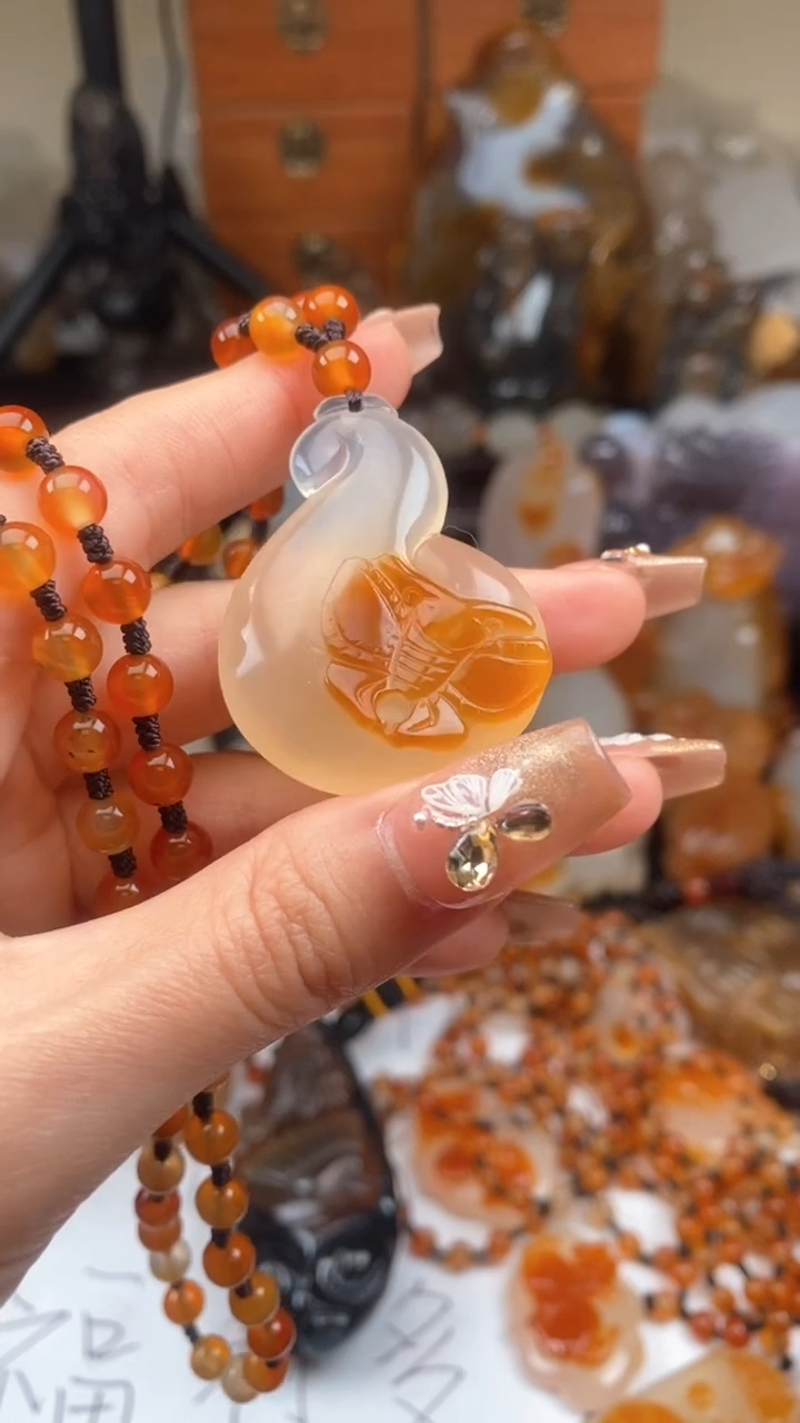 【闪购商品】玛瑙/玉髓颈饰未镶嵌AA