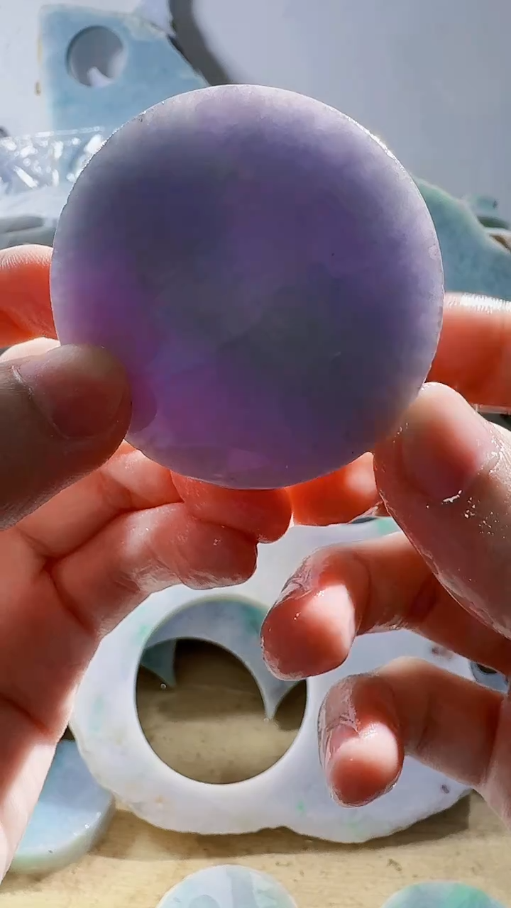 裸石翡翠缅甸翡翠A货文652