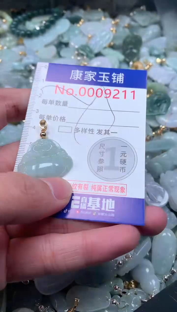 【闪购商品】翡翠吊坠(不含链)未镶嵌9211