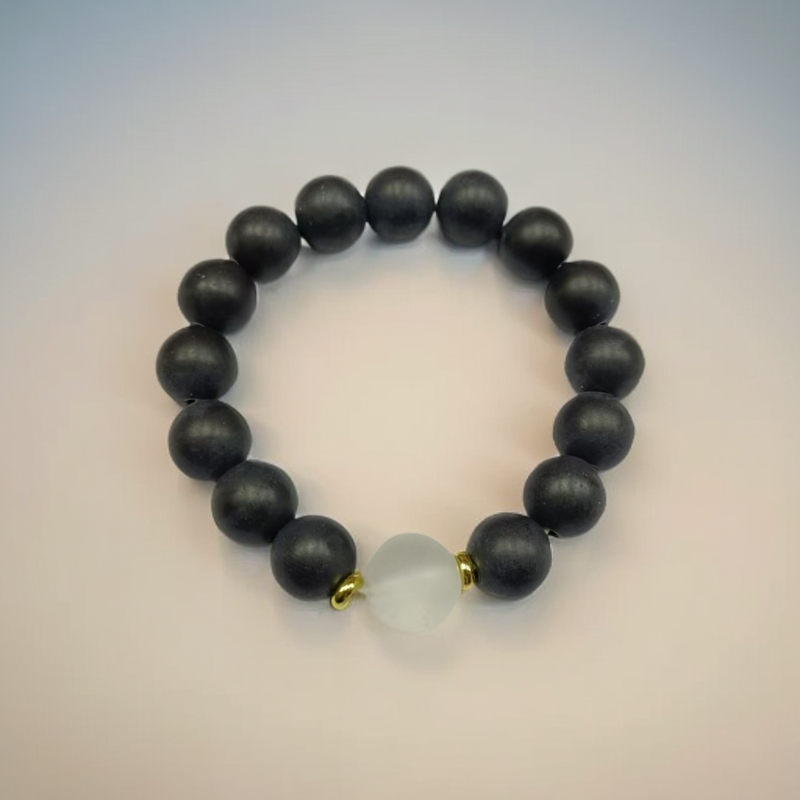 琳琳「珍藏精品」黑圣丹手串A208