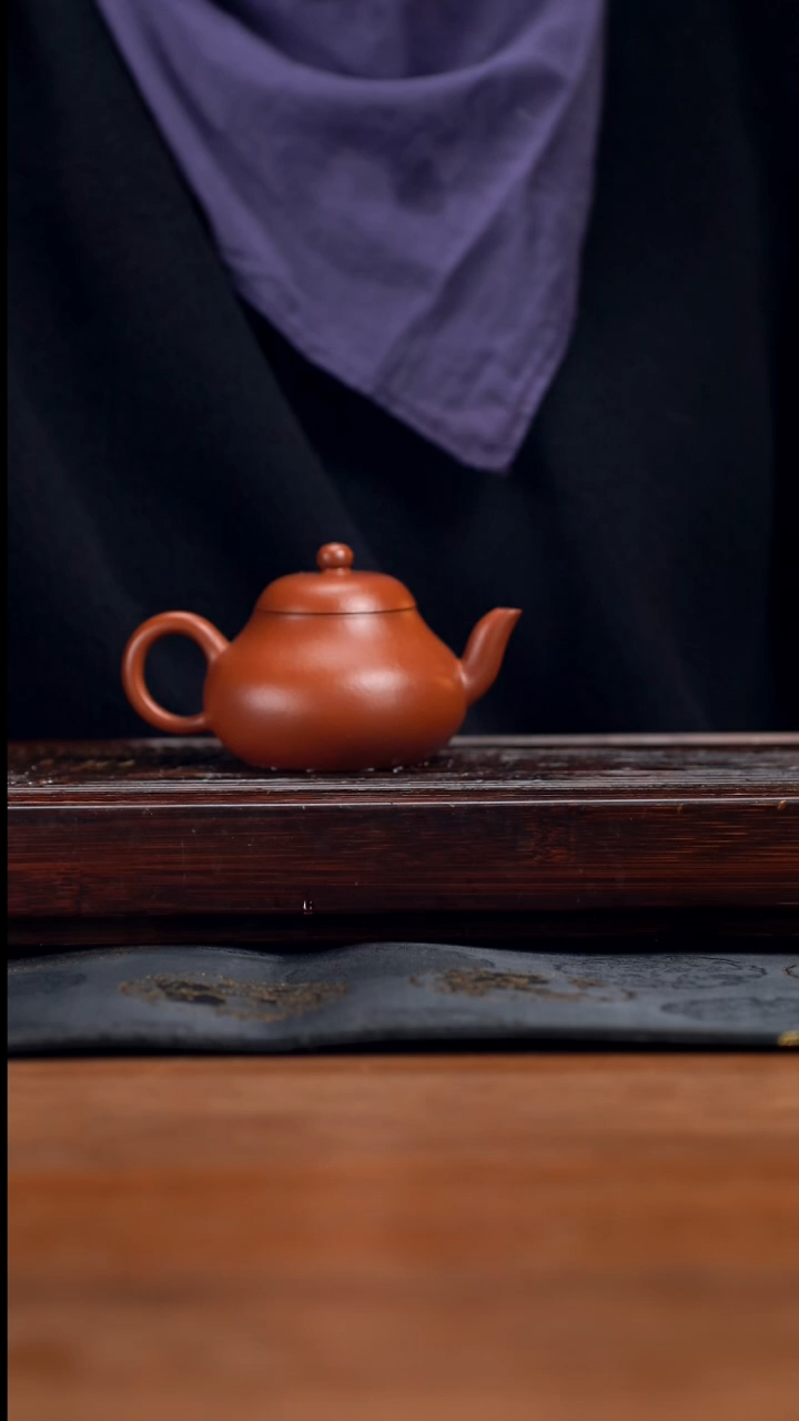 【闪购商品】紫砂茶壶130cc黄龙山原矿朱泥形壶35