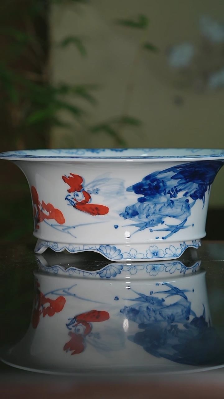 【闪购商品】摆件手工手绘内口16高7.5深