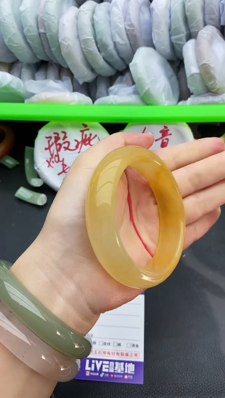 未镶嵌手镯石英质玉瑕疵19+59/60