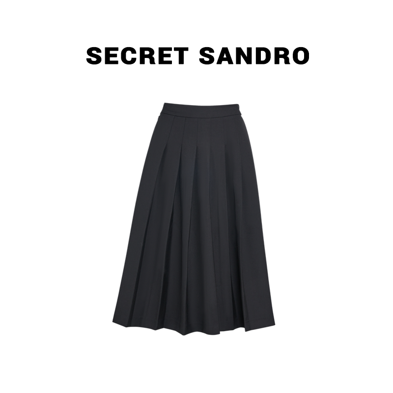  【百褶裙】Secret Sandro 楚楚  半身裙 B65202072C