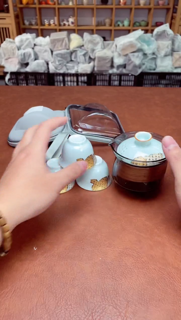 【闪购商品】摆件高端瓷器易仟杯茶器
