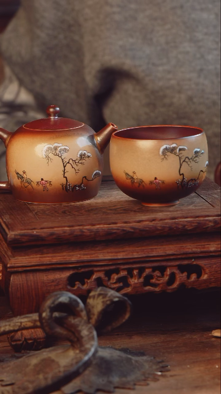 老昌号手工手绘茶器