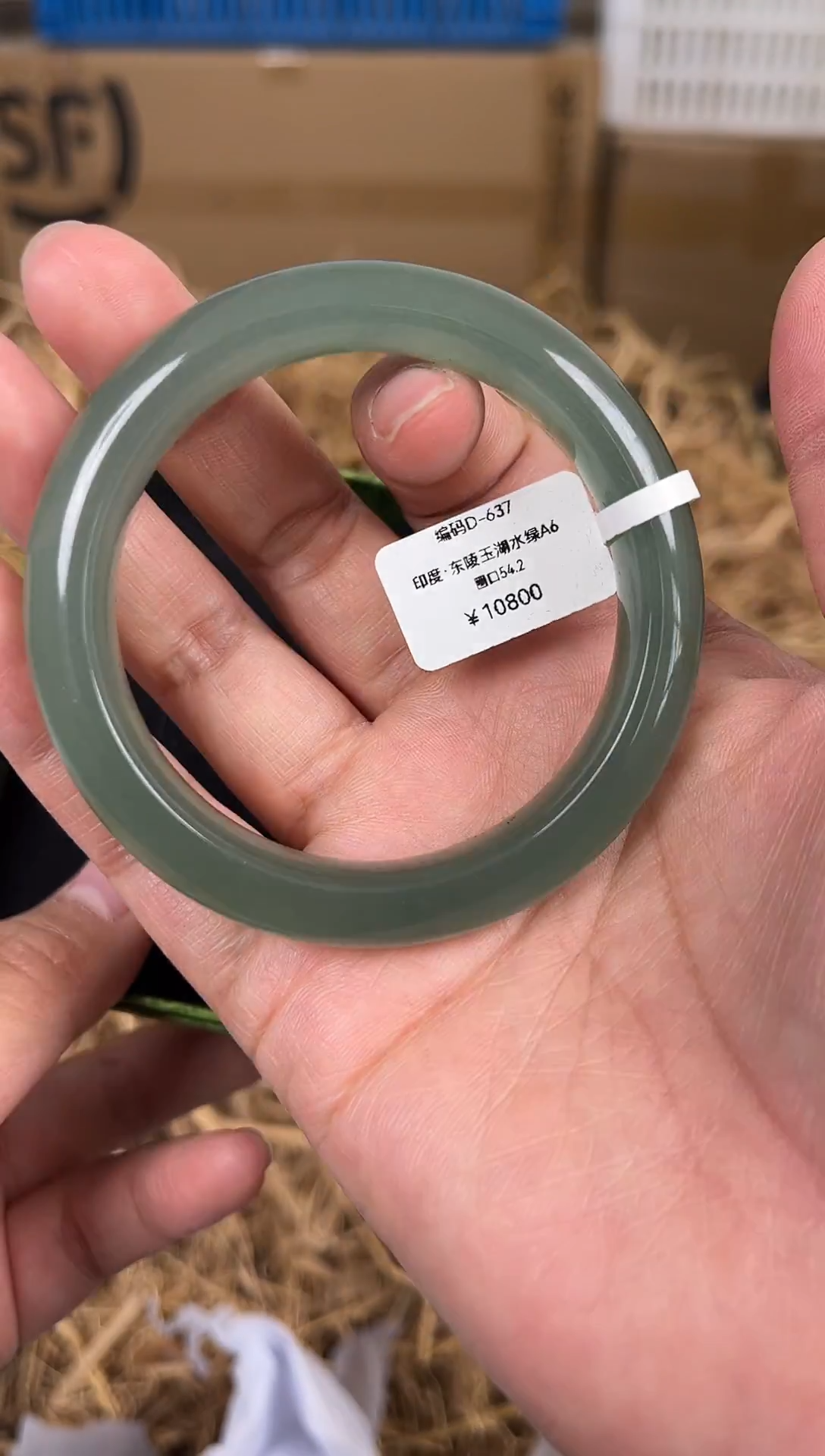 未镶嵌手镯石英质玉D637