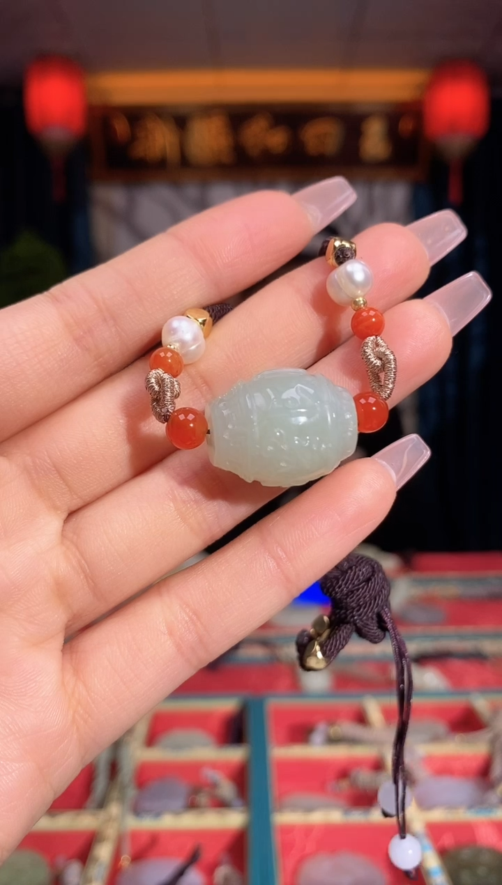 【闪购商品】和田玉颈饰未镶嵌转运珠