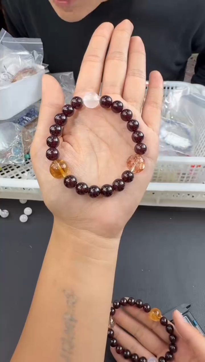 未镶嵌手串水晶三同手串