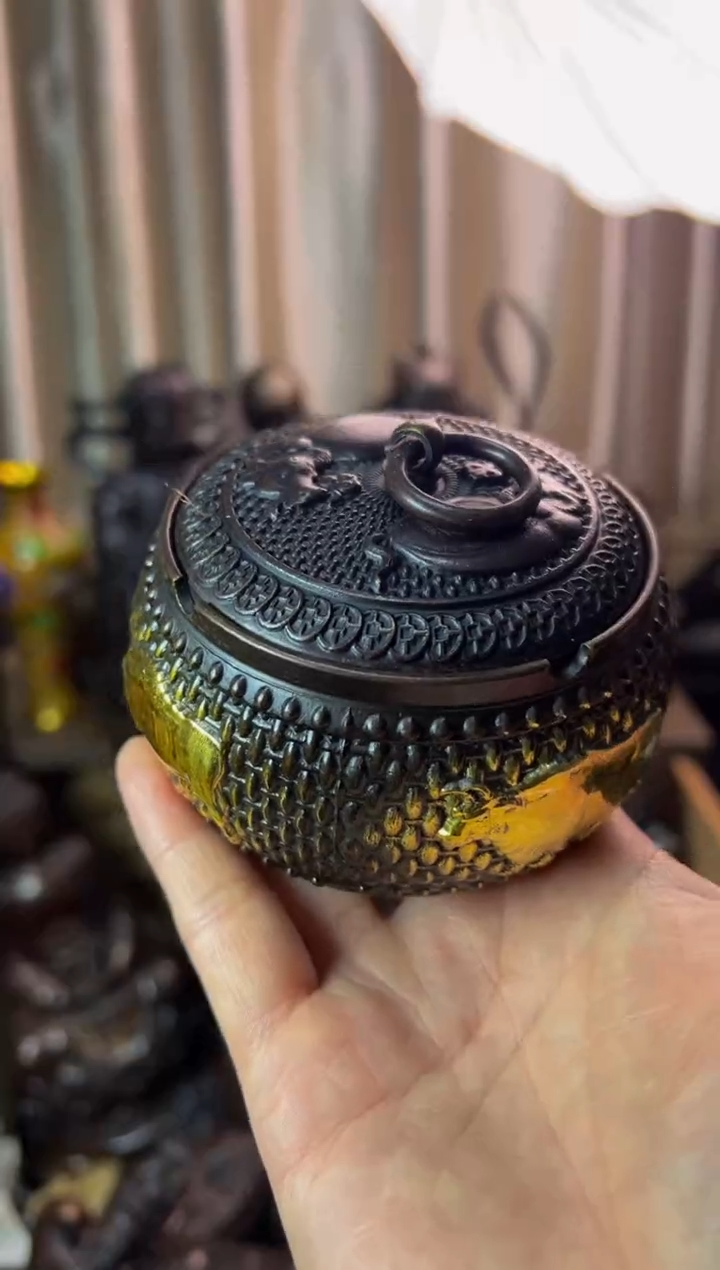 【闪购商品】1五牛烟缸 案台 摆件 工艺品