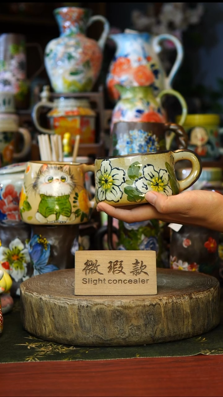 陶瓷97景德镇手工手绘釉下彩