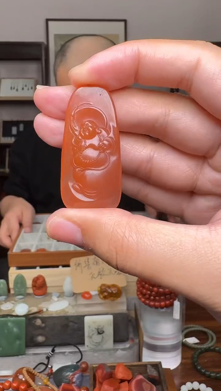 【闪购商品】南红玛瑙挂件未镶嵌5287