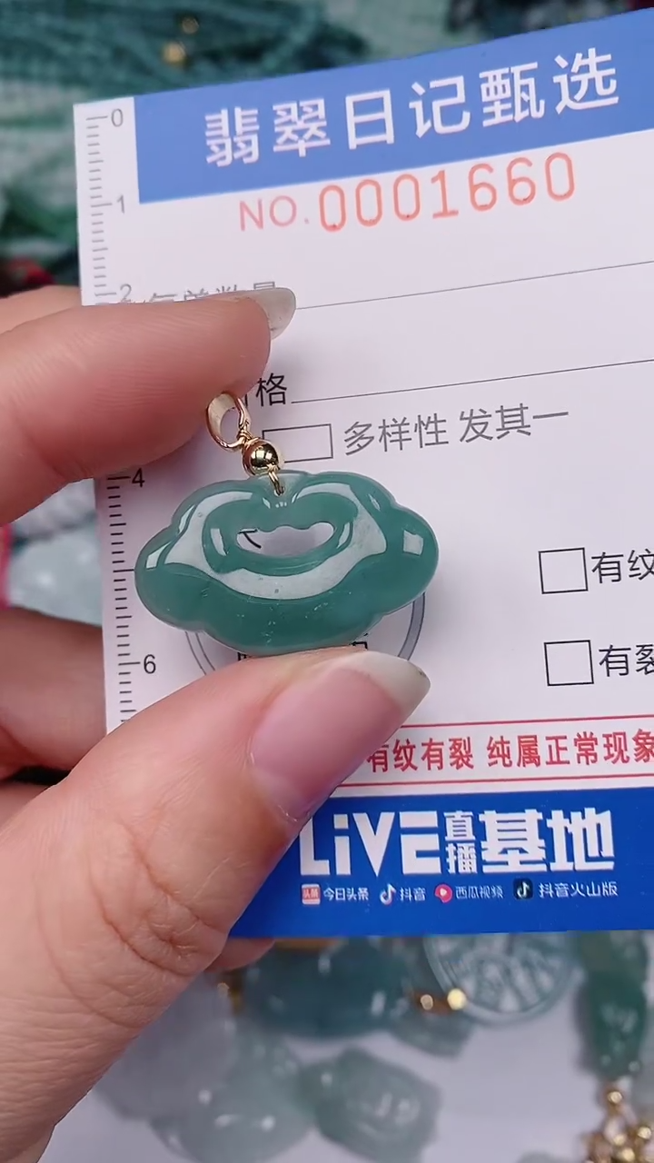 【闪购商品】翡翠颈饰未镶嵌00001660