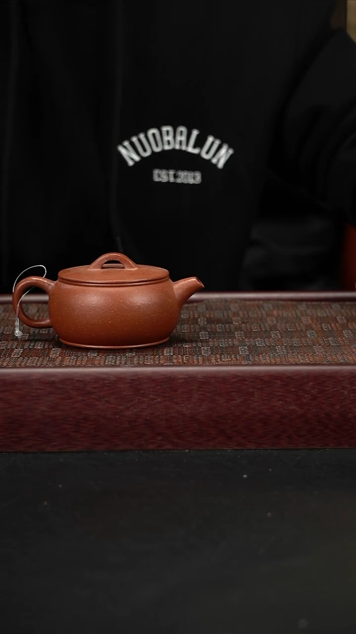 茶壶紫砂xj降坡扁古