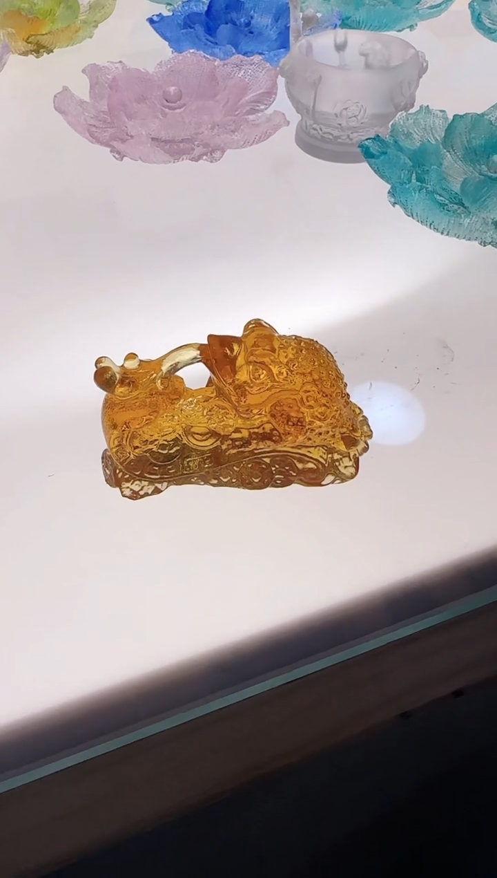 手工艺品琉璃小金禅