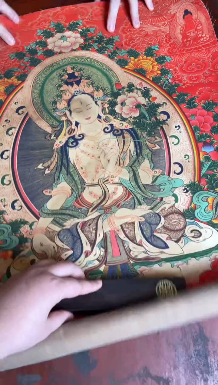卷轴画手绘唐卡036