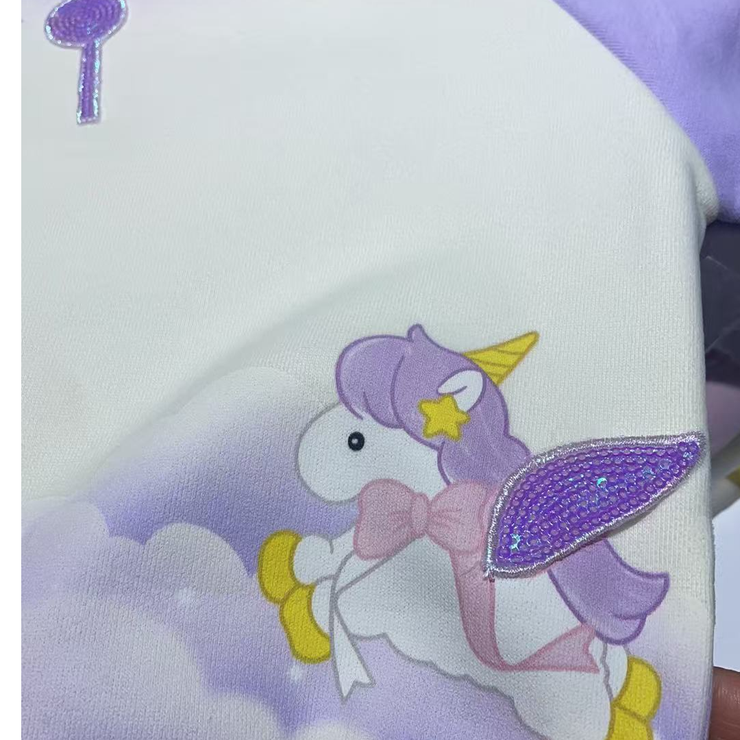 【直播链接】针织休闲加绒卫衣儿童女童圆领