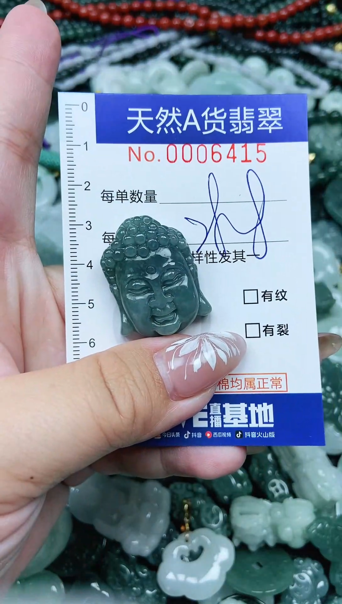 颈饰未镶嵌翡翠天然A货 支持复检