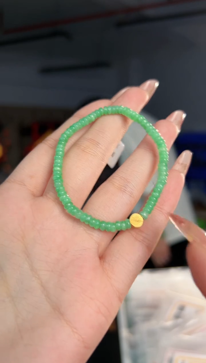 【闪购商品】翡翠手串未镶嵌缅料A货翡翠/支持复检/一件