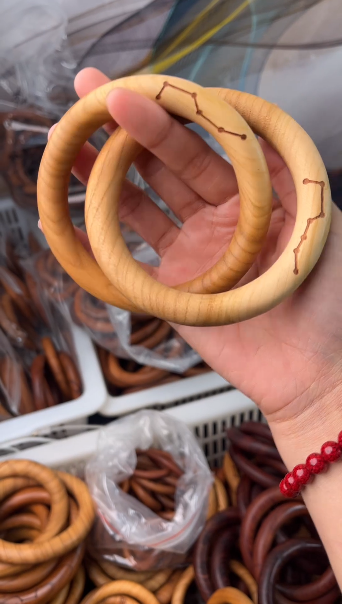 木桃木70六七星乾坤圈微瑕