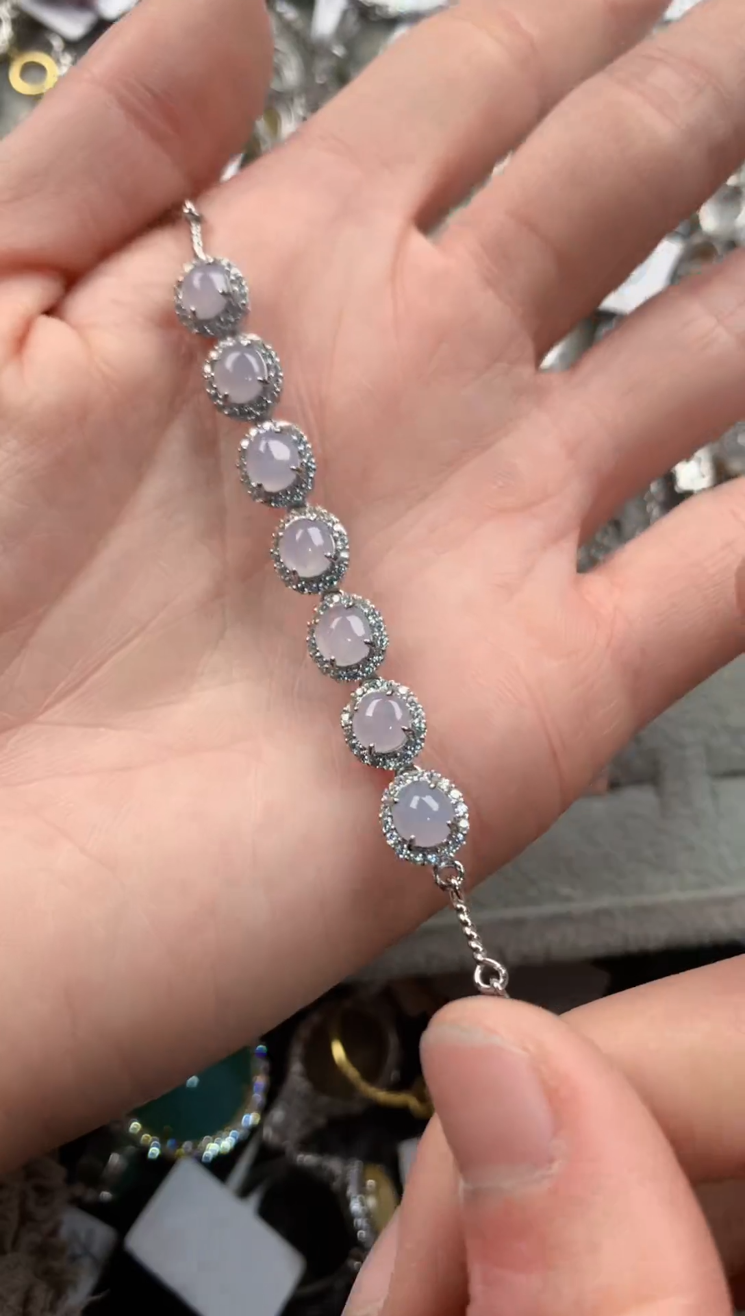 银S925镶嵌戒指翡翠333   2