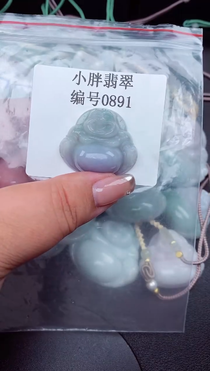 翡翠未镶嵌颈饰缅甸天然A货翡翠0891