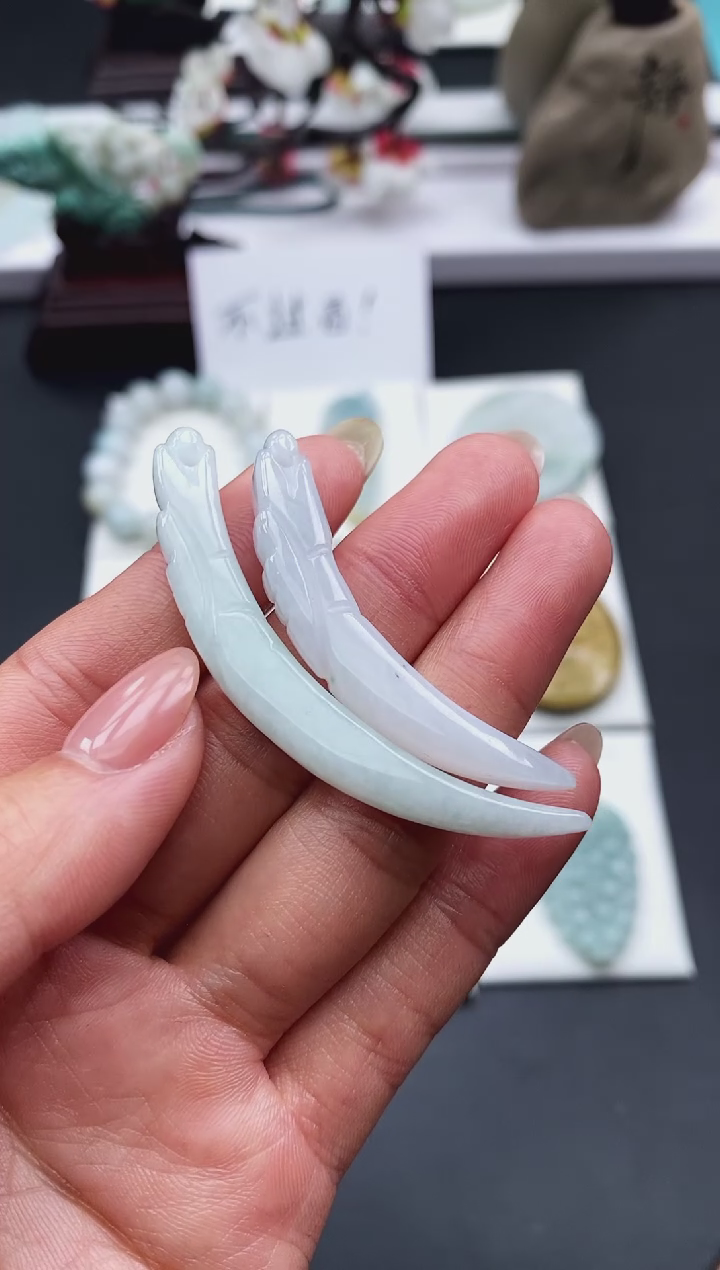 【闪购商品】翡翠颈饰未镶嵌天然缅甸A货翡翠随机发一件