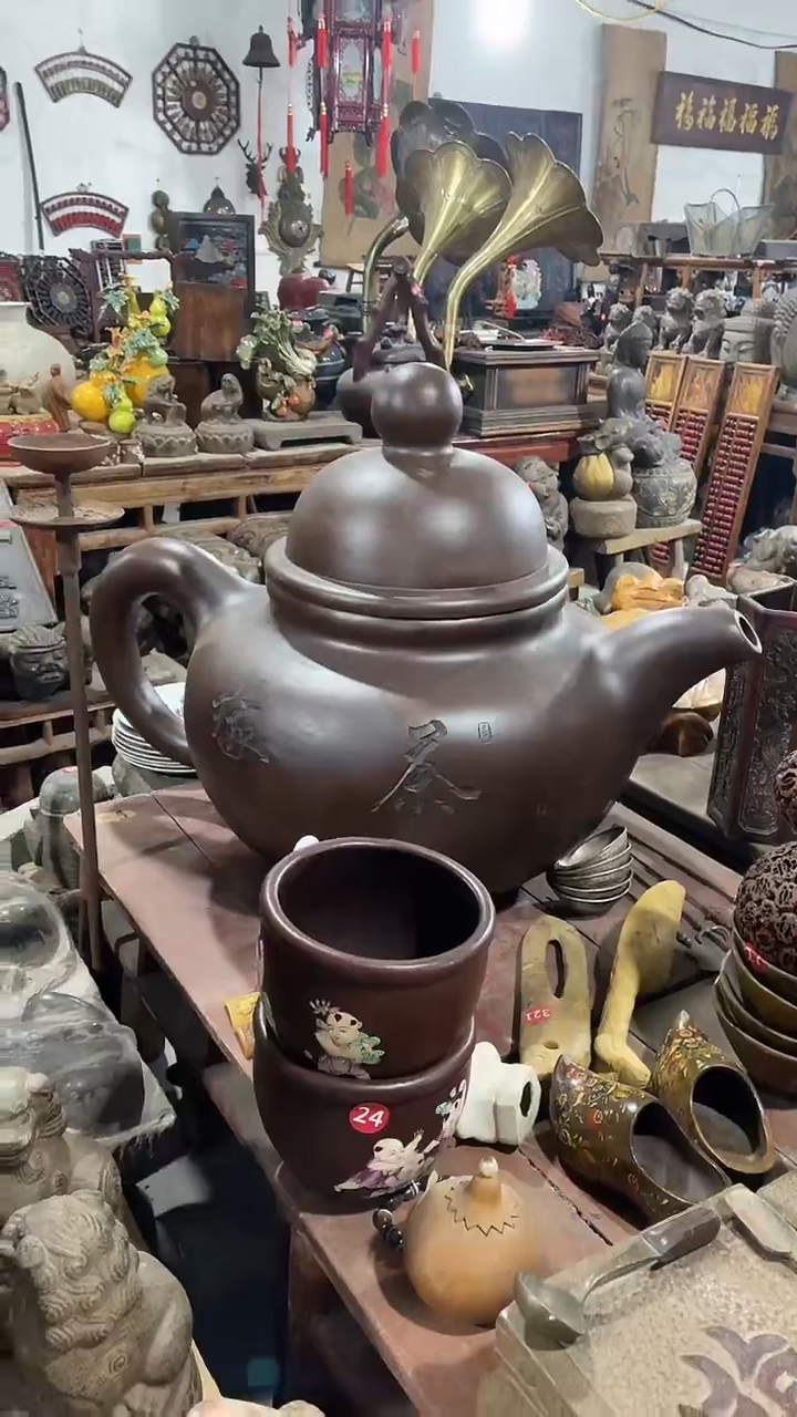 紫砂大壶家居饰品桌面摆件