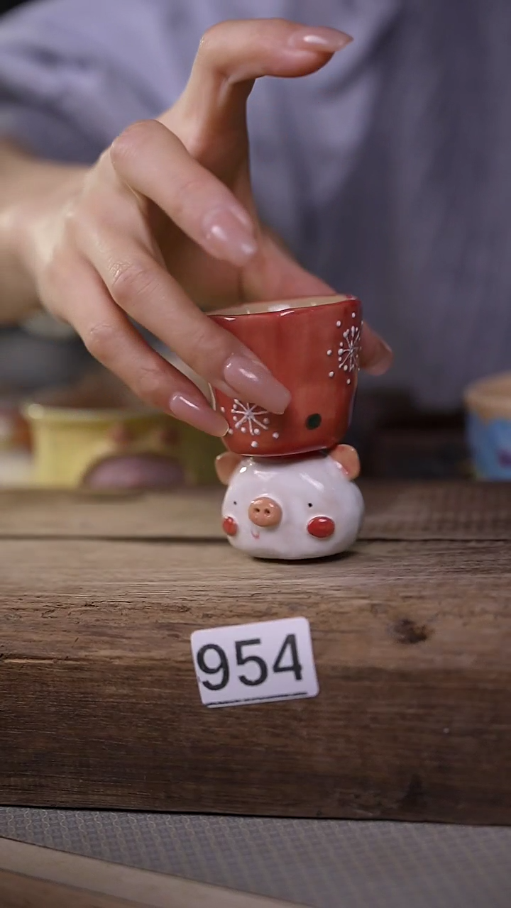 【闪购商品】瓷片手绘·杯/设计师 xudu 款