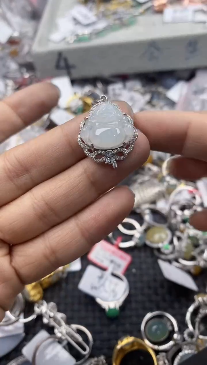 银S925镶嵌戒指翡翠11                   1