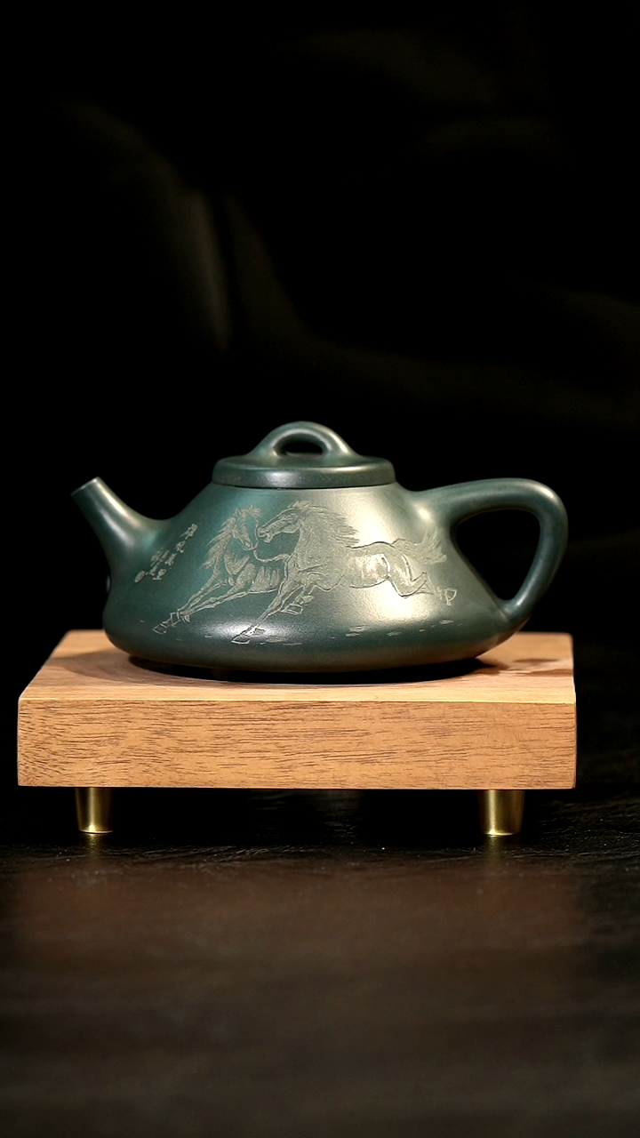 茶壶紫砂江*精品紫砂茶壶石瓢