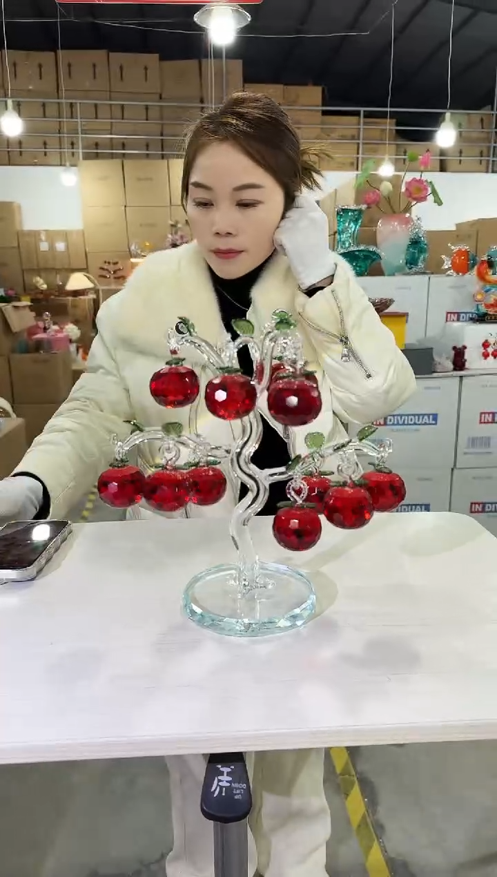 【闪购商品】无铅玻璃悠悠V-花器-早58