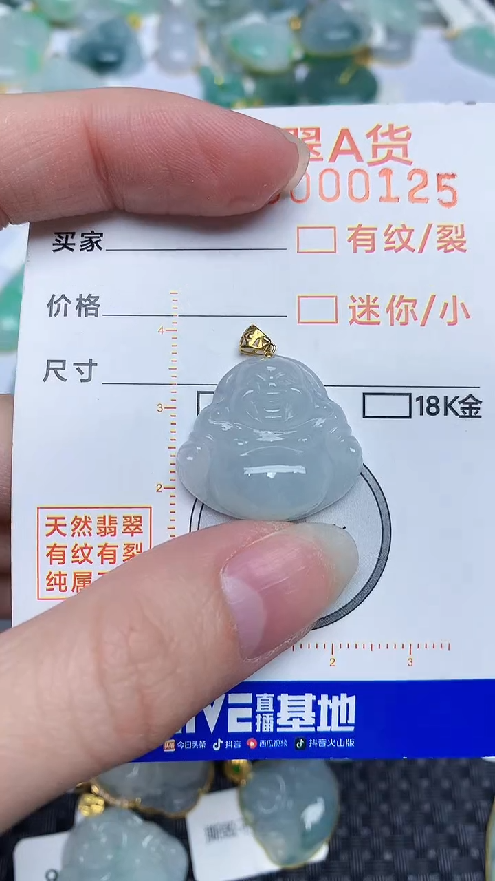 【闪购商品】翡翠颈饰18K金镶嵌453454534