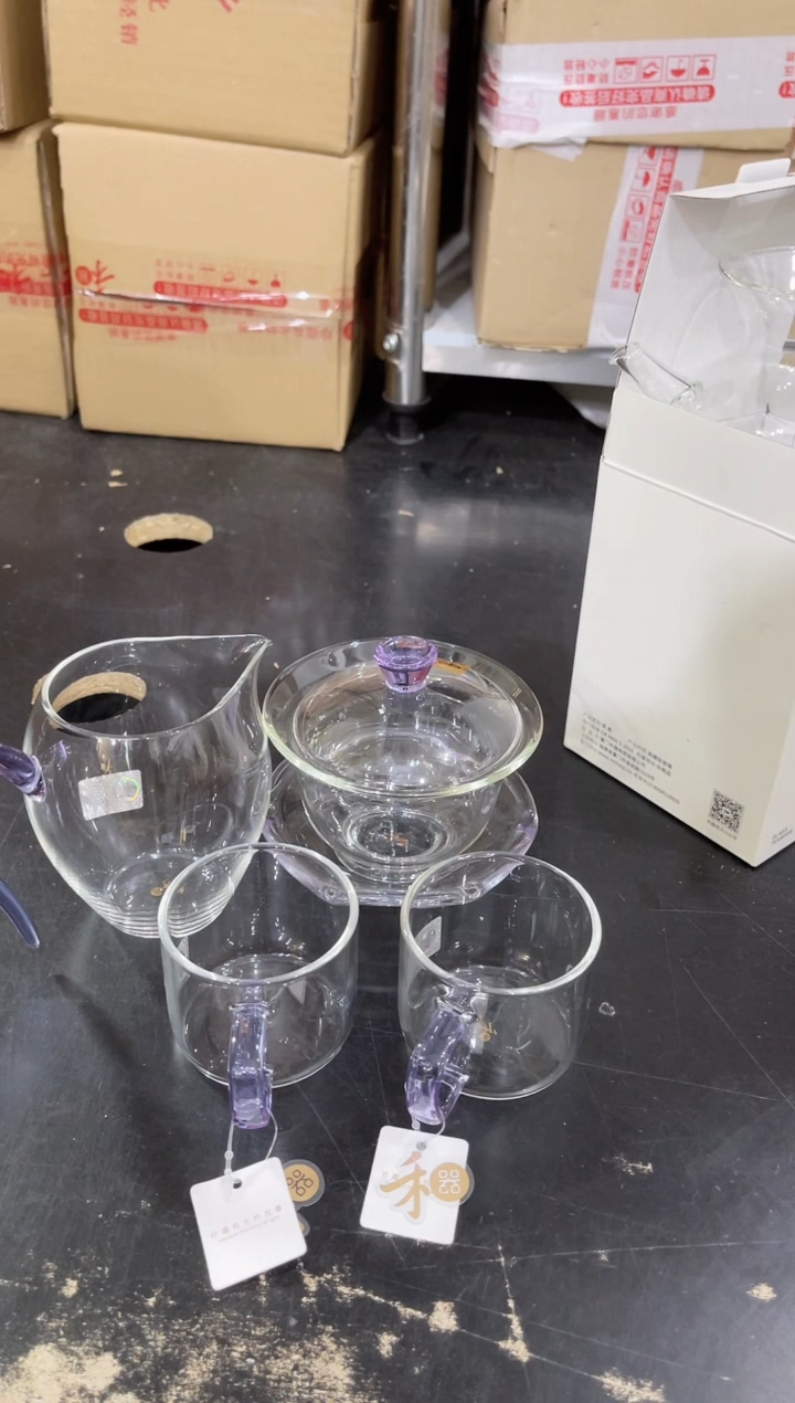 【闪购商品】怡然加禅语加清禾 浅紫一套。。