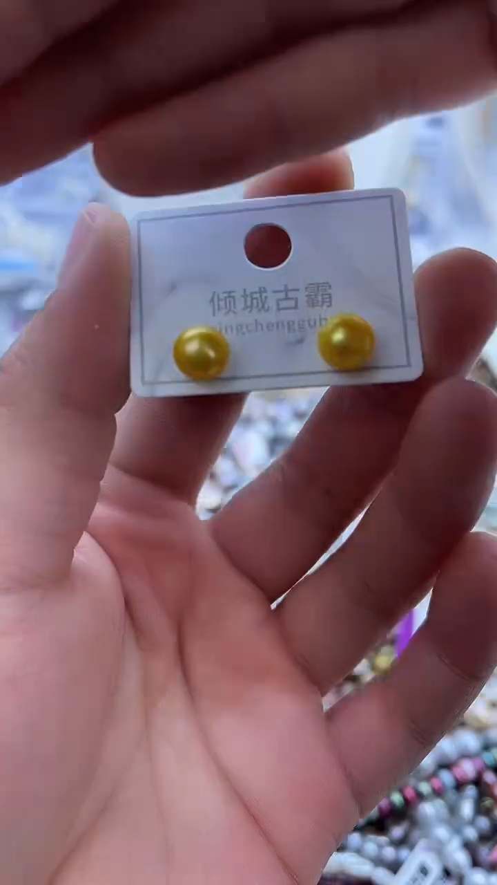 【闪购商品】淡水珍珠耳饰银S925镶嵌35